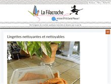 Tablet Screenshot of lafilacroche.com